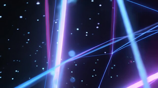 Abstract Moving Triangle Background