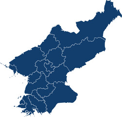 North korea map icon Vector © JESMIN