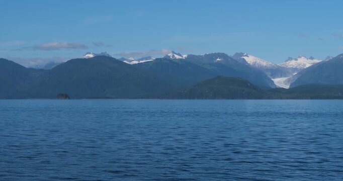 Landscape of Alaska in a sunny summer day.