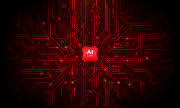 AI Core: Digital artwork featuring a central AI core, illuminating the essence of artificial intelligence, connectivity, and complex digital circuitry.