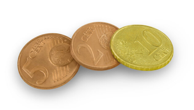 Euro  17 Cent  Hintergrund weiss