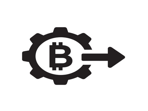 bluetooth connectivity icon with arrow vector illustration flat design