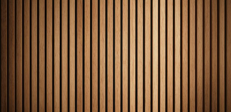 Vertical wooden slats with subtle light and shadow creating a rhythmic, textured pattern