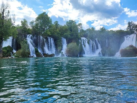 Kravice waterfalls in Bosnia