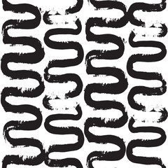 Brush Marks  Decorative seamless pattern. Repeating background. Tileable wallpaper print. © Elbieta