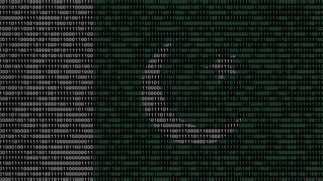 Pakistan Flag Binary Code Digital Technology Background