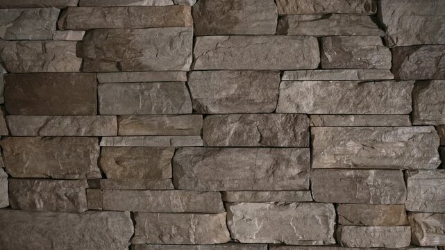 Charming Stone Wall. Detailed Image Of Aged Stone Wall Radiating Inviting Ambiance In Interior Settings