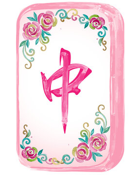 Watercolor Chinoiserie Mahjong Tiles Collection, Oriental Traditional Game Decorative Elements