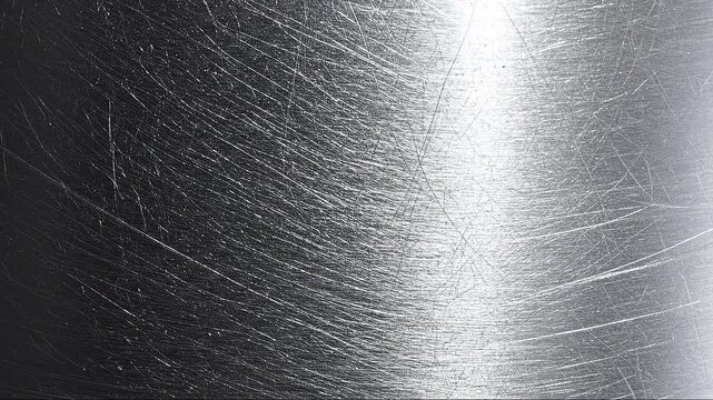 scratched stainless steel texture shiny grunge aluminum alloy metal reflection background video