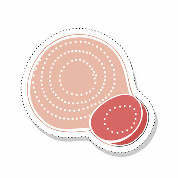 Stylized Red Blood Cell Illustration