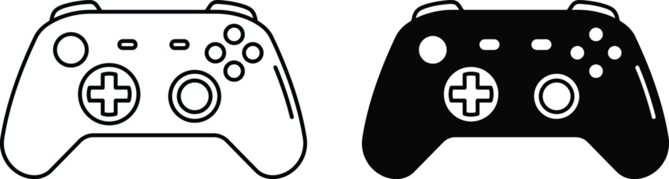 Video Game Controller Vector Illustration for Gaming and Esports