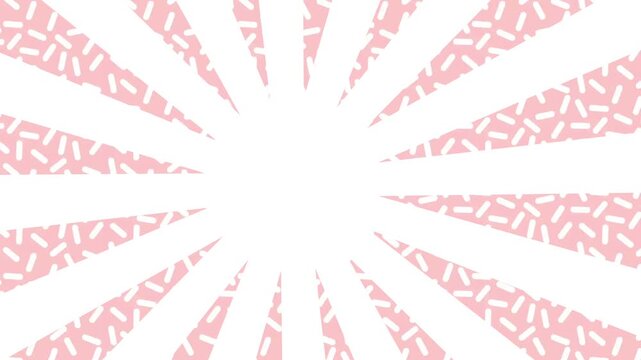 Abstract Pink and White Sunburst Pattern with Subtle Texture.