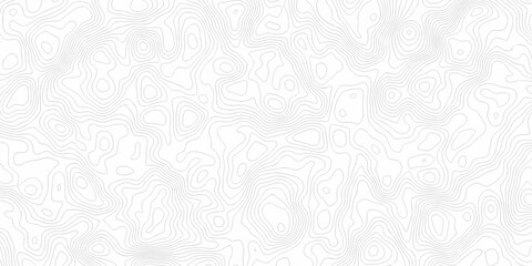 Minimal relief topography map area wallpaper. vector topo paper lines. Topographic contour lines grid map pattern. Geographic hiking mountain art dynamic design. © MdLothfor