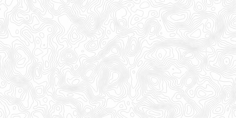 Minimal relief topography map area wallpaper. vector topo paper lines. Topographic contour lines grid map pattern. Geographic hiking mountain art dynamic design. © MdLothfor