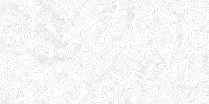 Minimal topography map area wallpaper. vector topo paper lines. Topographic contour lines grid map pattern. mountain relief. Contour hiking design wallpaper.