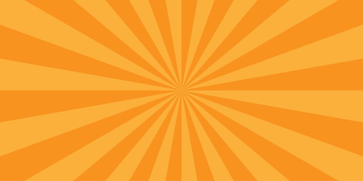  Abstract pop sunburst Rays of light. The sun is shining.  orange and red paper comic background Cartoon Style. Sunlight texture wallpaper design.