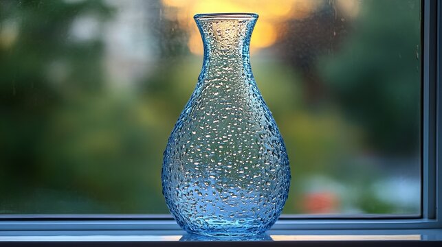 Stylish Clear Glass Caraffa for Serving Refreshing Beverages, Elegant Kitchen Table Accessory