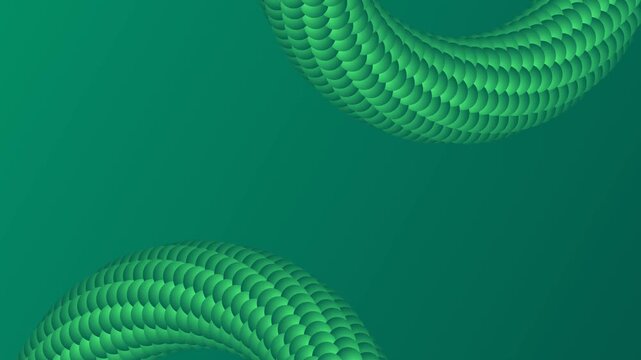 Animation of Emerald Green Curved Abstract Shapes for Creative Presentation Backgrounds Animated Corporate Intros and Artistic Motion Graphics Perfect for Digital Art and Design