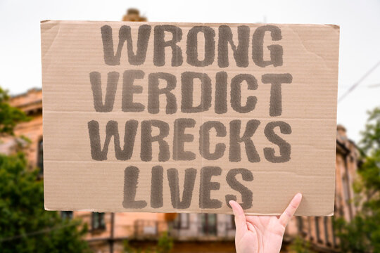 "Wrong Verdict Wrecks Lives" research confirms wrong adult verdicts measurably destroy innocent individual lives. JAIL. REAL. LAW. MODERN. HUMAN.
