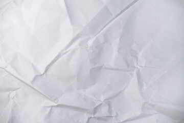 Obraz premium Grunge wrinkled white color paper textured background. Copy space