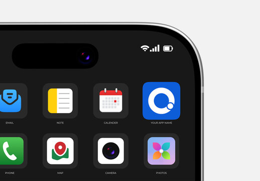 Mobile App Icon Mockup