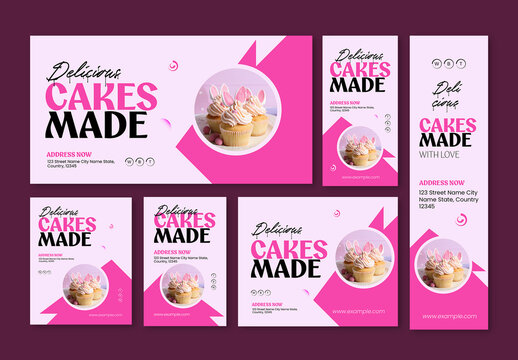 Cake Web Banner Design