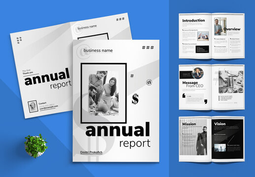 Corporate Annual Report Layout