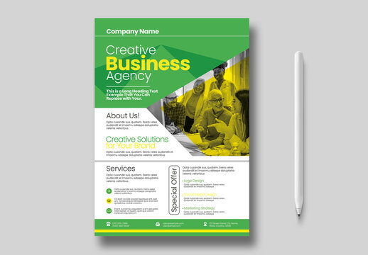 Modern Corporate Marketing Flyer Template