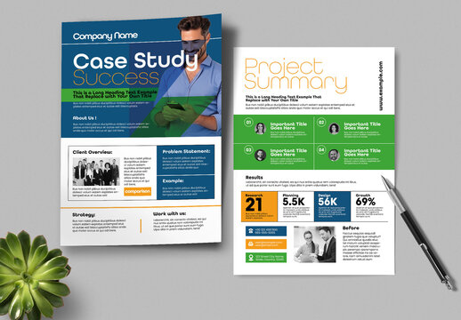 Professional Case Study Design Template