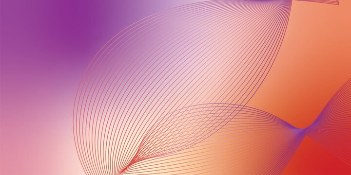 Abstract colorful  orance whtie wave background with flowing gradient lines in blue and pink creating a modern technology style wallpaper design