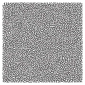 Turing texture pattern design. Chemical morphogenesis concept. Vector illustration