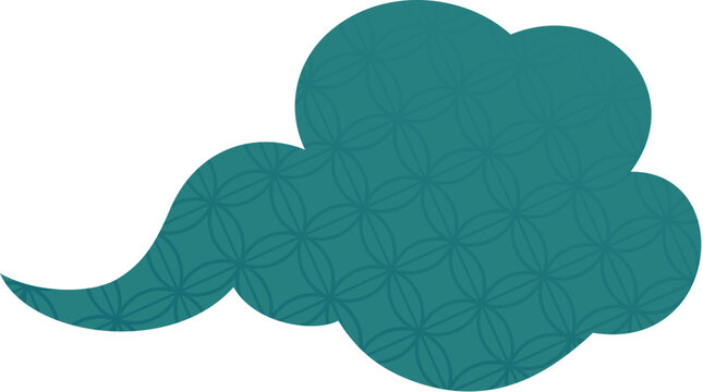 Auspicious turquoise cloud