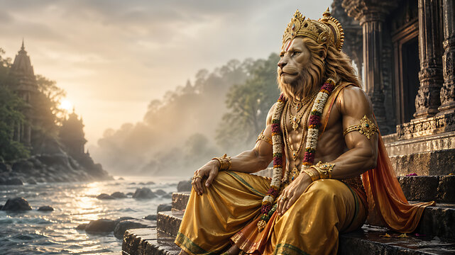 Narsimha Jayanti High Quality Editorial Use, Narasimha Temple Festival Crowd Worship, Indian Religious Event Janmastami Janmotsav Janamdin Culture