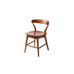 Fototapeta premium A comfortable lounge chair with a modern design and a white background.
