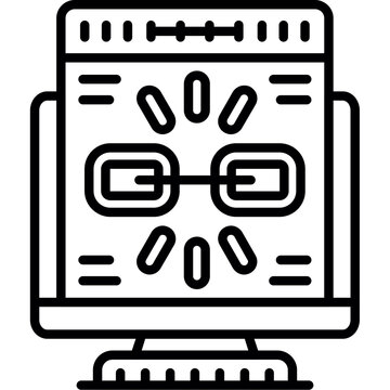 Backlinks Icon Vector Element