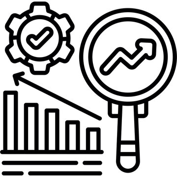Competitor Analysis Icon Vector Element