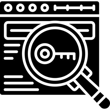 Keywords Icon Vector Element