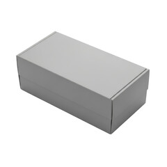 Fototapeta premium Minimalist gray rectangular box illustration
