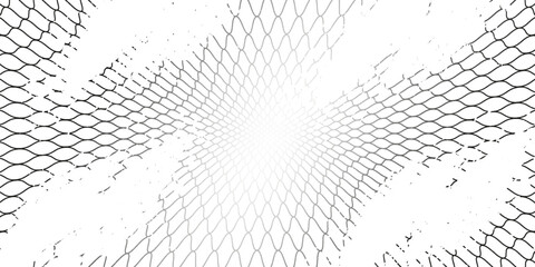Wire mesh fence isolated on white background © maulana