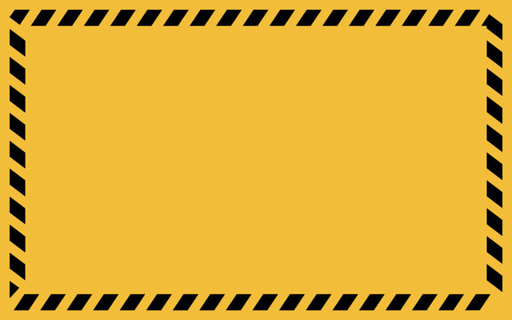 Yellow caution tape barrier on solid background for safety and restriction concept
