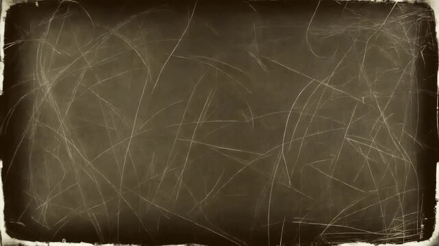 古いフィルム傷と粒子が走るノスタルジックなレトロ質感背景