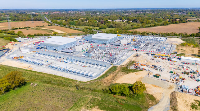 Construction of a large BESS site and onshore substation in Norwich, UK to store and convert electricity received from an offshore wind farm