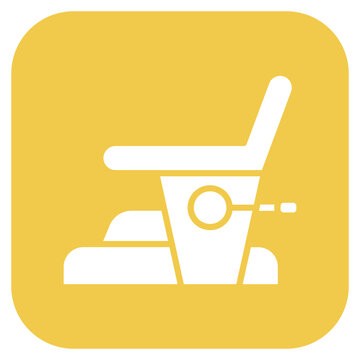 Electric Chair icon style