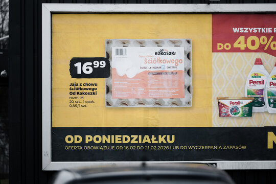 08.12.2024, Zory, Poland. Netto Supermarket Sign