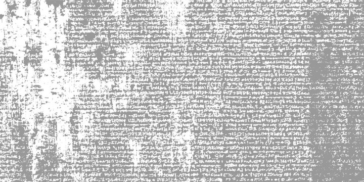 Distressed grey and white textured background with illegible handwritten script grunge