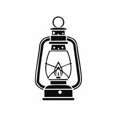 Obraz premium Vintage Oil Lantern Icon