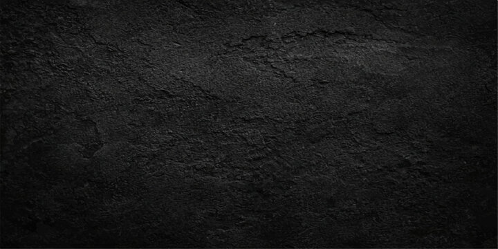 Black leather textured dark grunge surface background with rough vintage pattern suitable for wallpaper or design