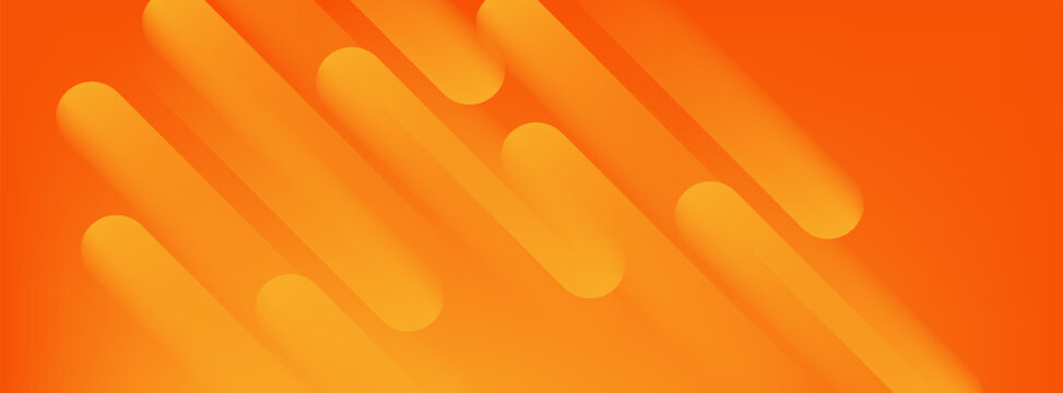 Abstract orange background with diagonal lines. Dynamic shapes composition. suit for media in product design
