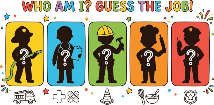 Guess the profession game for kids