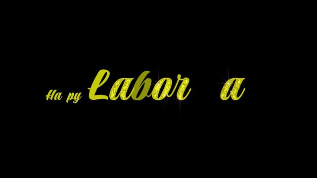 Decorative typography on a black background with yellow cursive text.